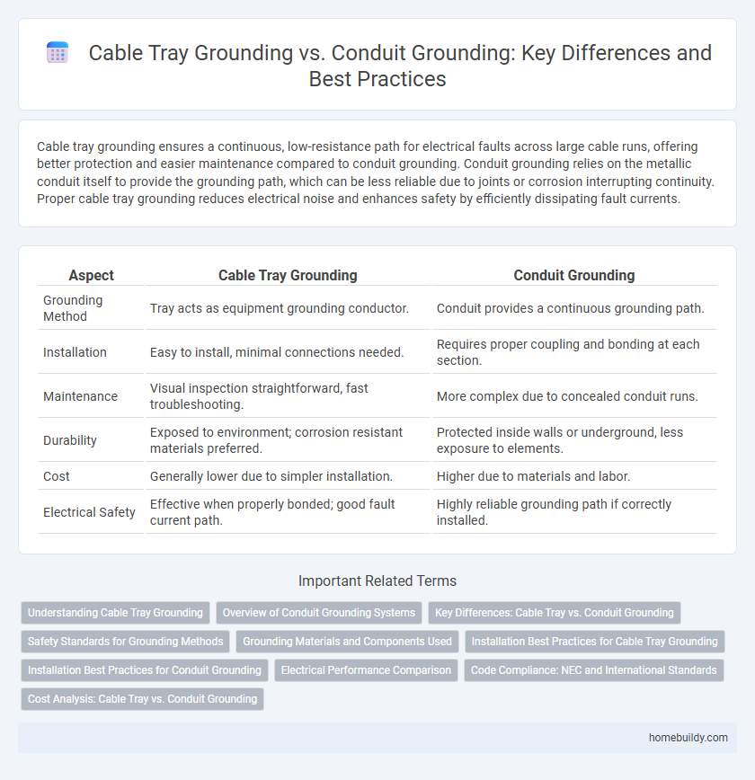 Cable Tray Grounding vs. Conduit Grounding: Key Differences and Best Practices