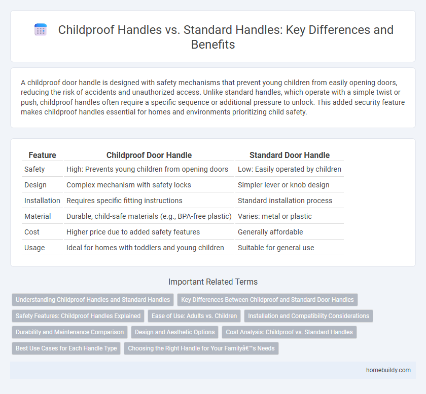 Childproof Handles vs. Standard Handles: Key Differences and Benefits