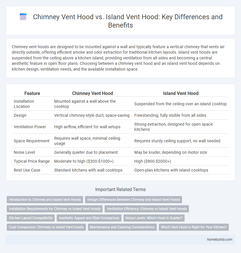 Chimney Vent Hood vs. Island Vent Hood: Key Differences and Benefits