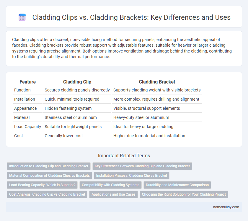 Cladding Clips vs. Cladding Brackets: Key Differences and Uses