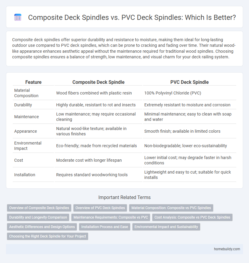Composite Deck Spindles vs. PVC Deck Spindles: Which Is Better?