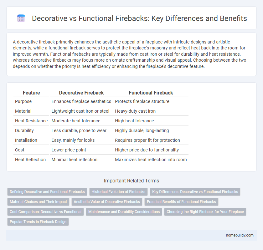 Decorative vs Functional Firebacks: Key Differences and Benefits