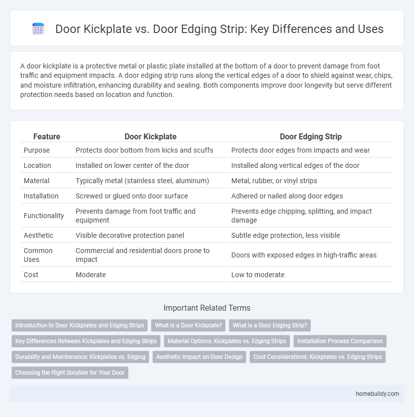 Door Kickplate vs. Door Edging Strip: Key Differences and Uses