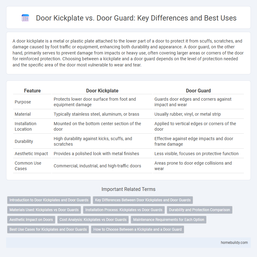 Door Kickplate vs. Door Guard: Key Differences and Best Uses