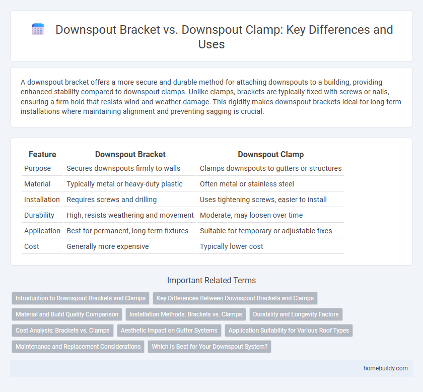 Downspout Bracket vs. Downspout Clamp: Key Differences and Uses