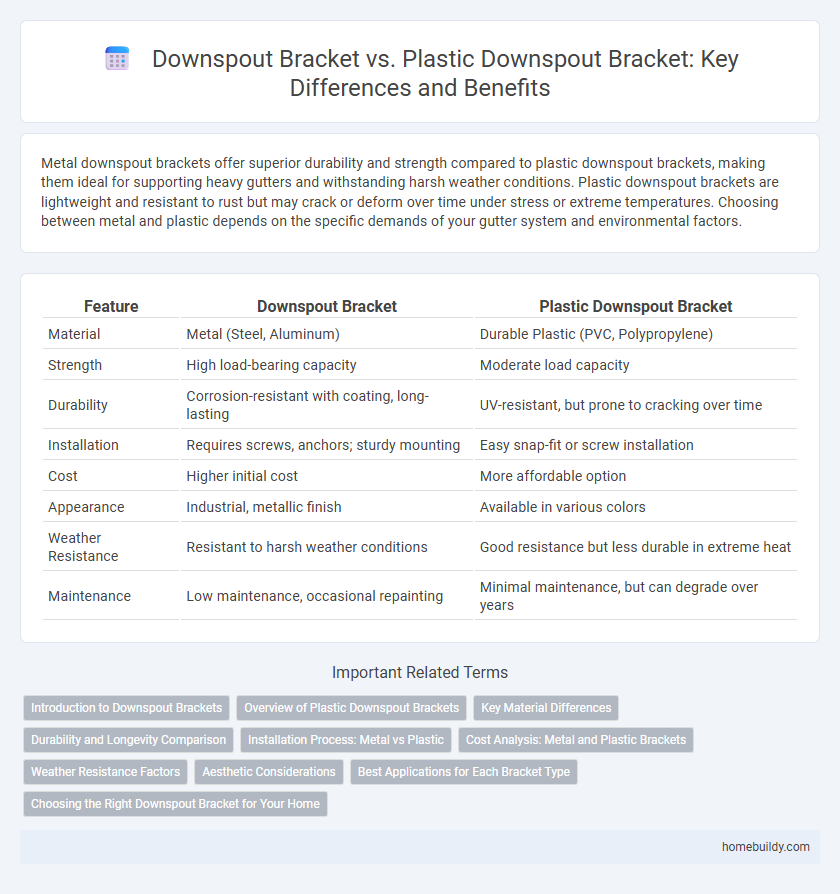 Downspout Bracket vs. Plastic Downspout Bracket: Key Differences and Benefits
