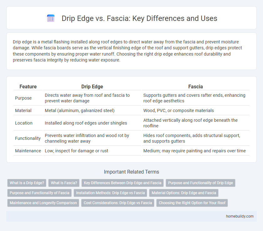 Drip Edge vs. Fascia: Key Differences and Uses