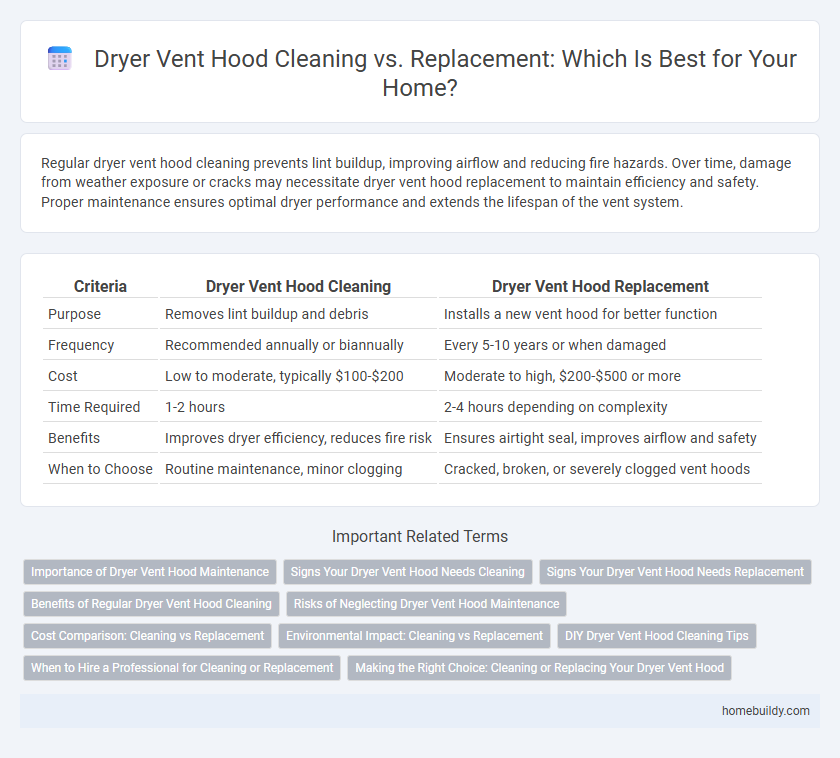 Dryer Vent Hood Cleaning vs. Replacement: Which Is Best for Your Home?