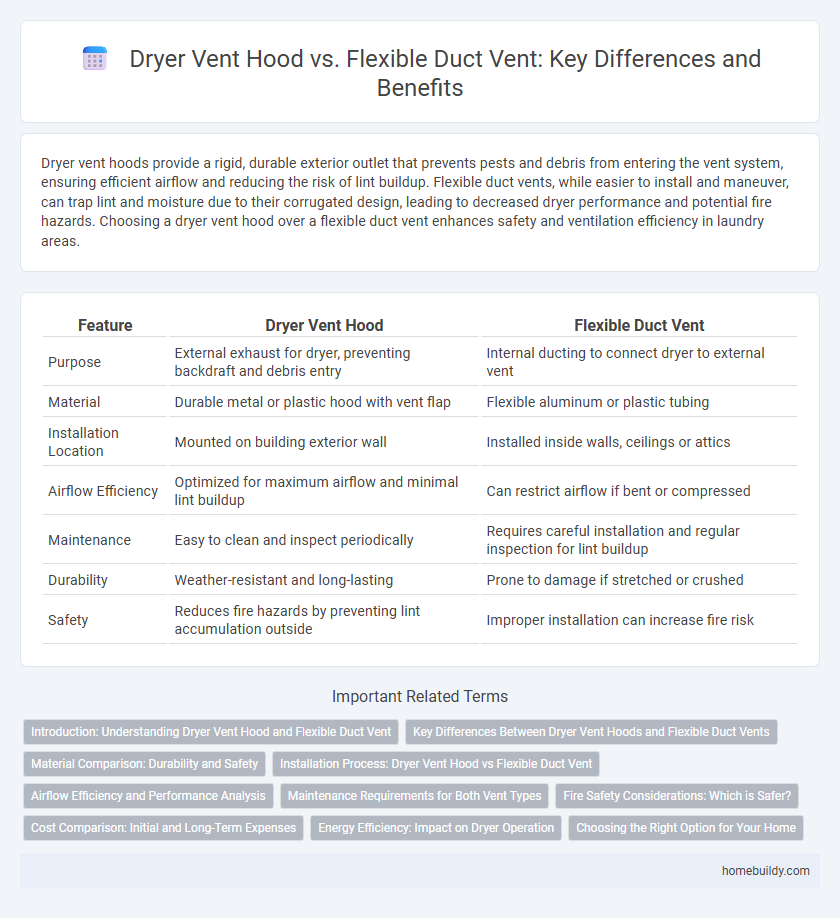 Dryer Vent Hood vs. Flexible Duct Vent: Key Differences and Benefits