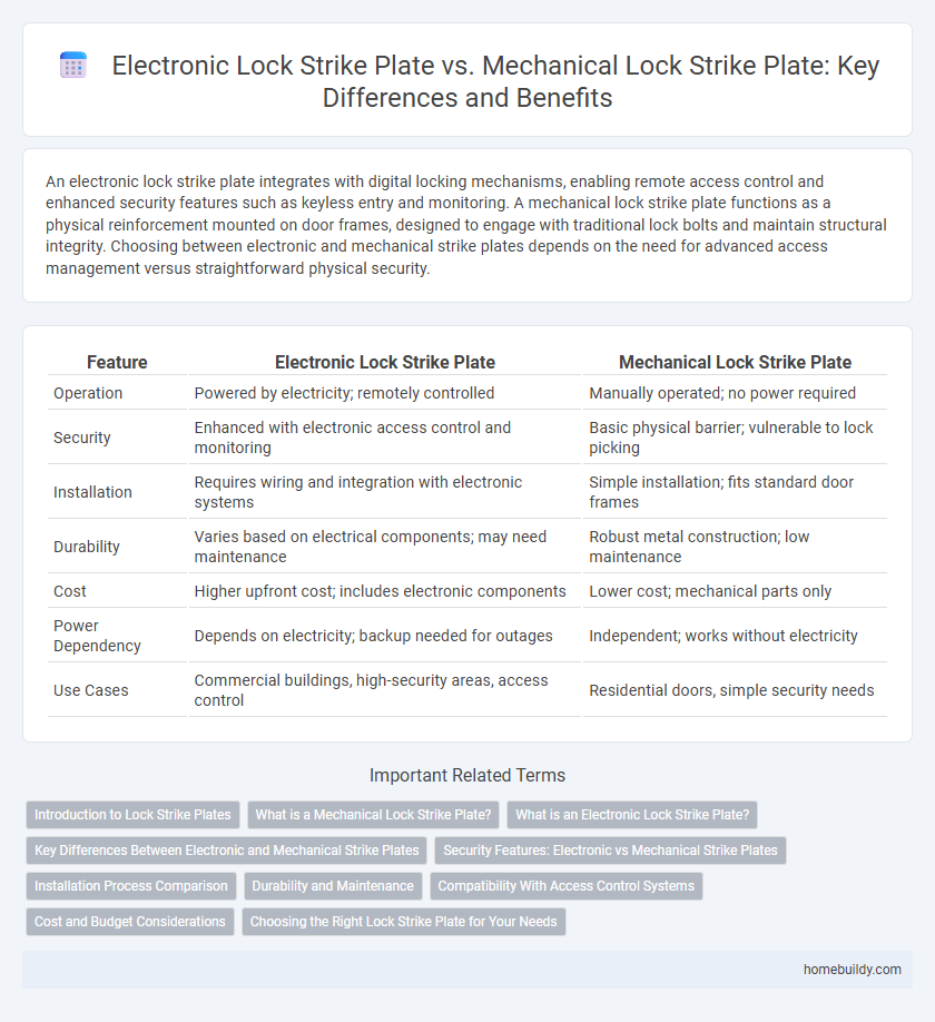 Electronic Lock Strike Plate vs. Mechanical Lock Strike Plate: Key Differences and Benefits