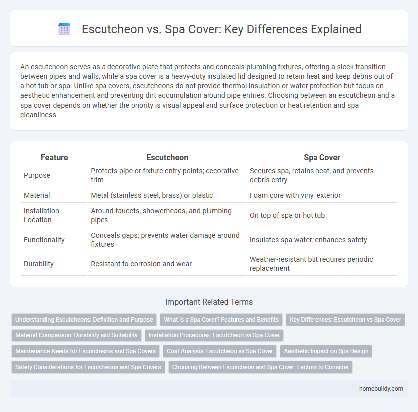 Escutcheon vs. Spa Cover: Key Differences Explained