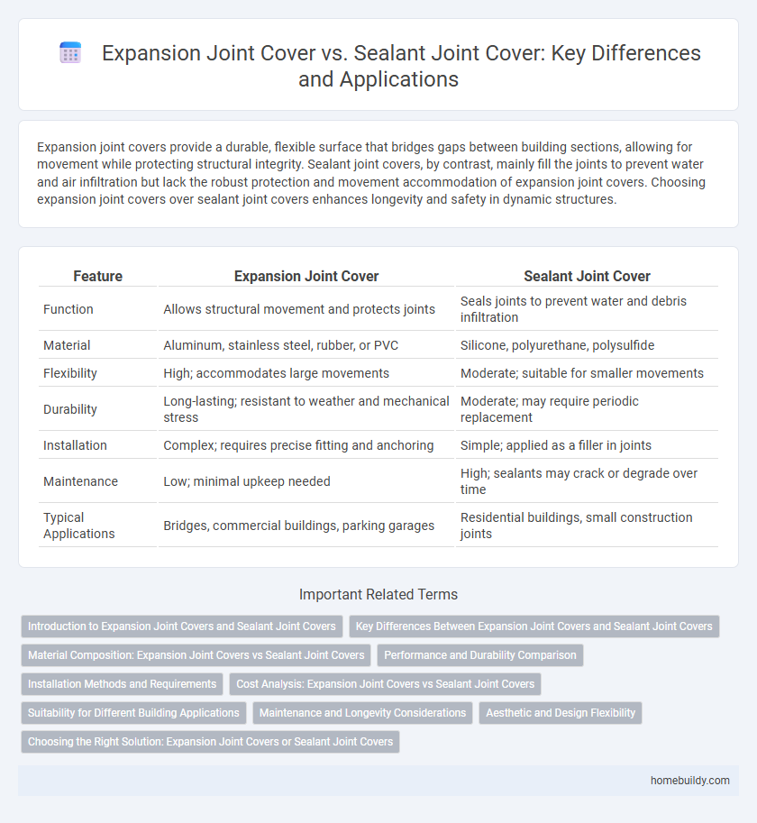Expansion Joint Cover vs. Sealant Joint Cover: Key Differences and Applications