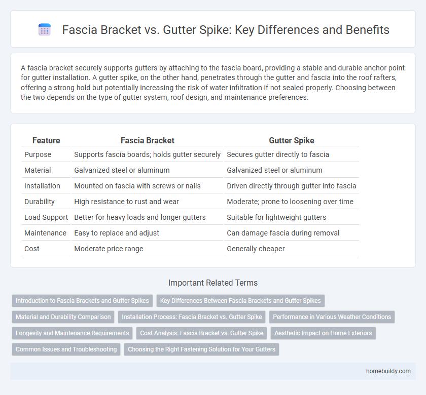 Fascia Bracket vs. Gutter Spike: Key Differences and Benefits