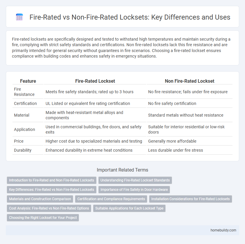Fire-Rated vs Non-Fire-Rated Locksets: Key Differences and Uses