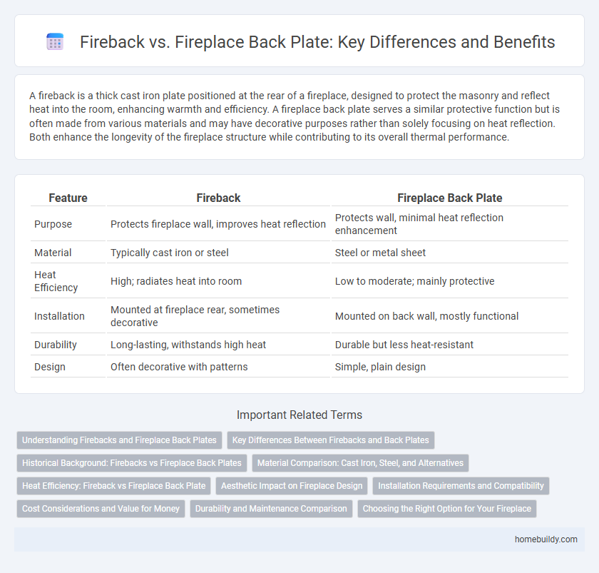 Fireback vs. Fireplace Back Plate: Key Differences and Benefits