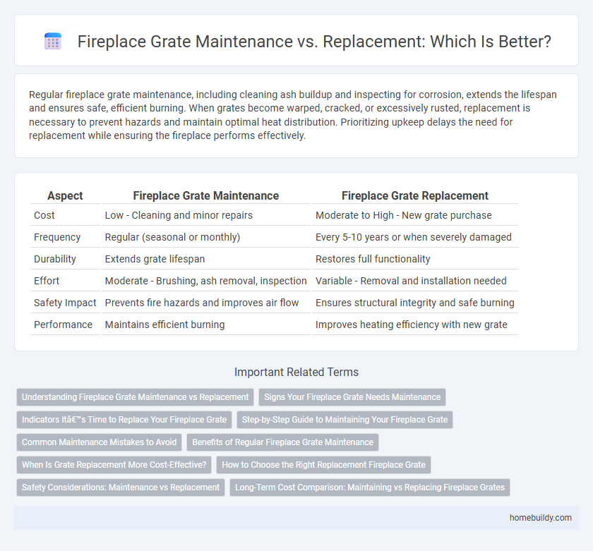 Fireplace Grate Maintenance vs. Replacement: Which Is Better?