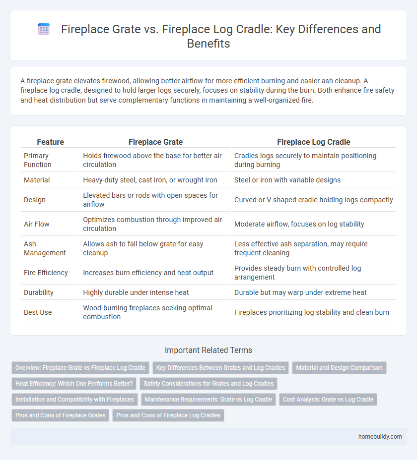 Fireplace Grate vs. Fireplace Log Cradle: Key Differences and Benefits