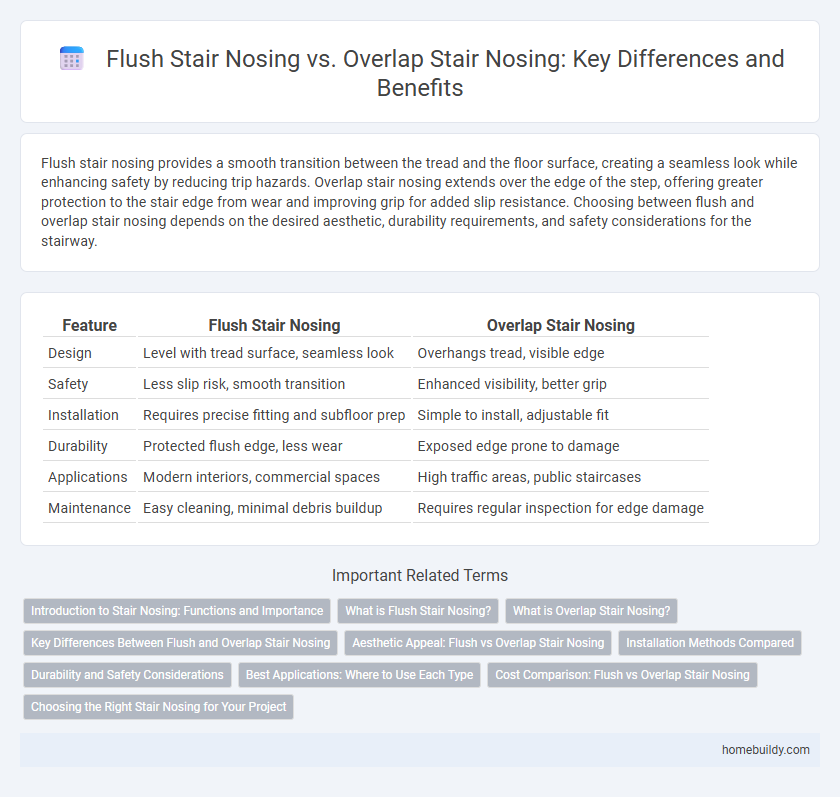 Flush Stair Nosing vs. Overlap Stair Nosing: Key Differences and Benefits