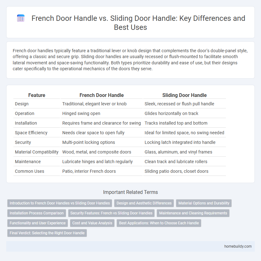 French Door Handle vs. Sliding Door Handle: Key Differences and Best Uses