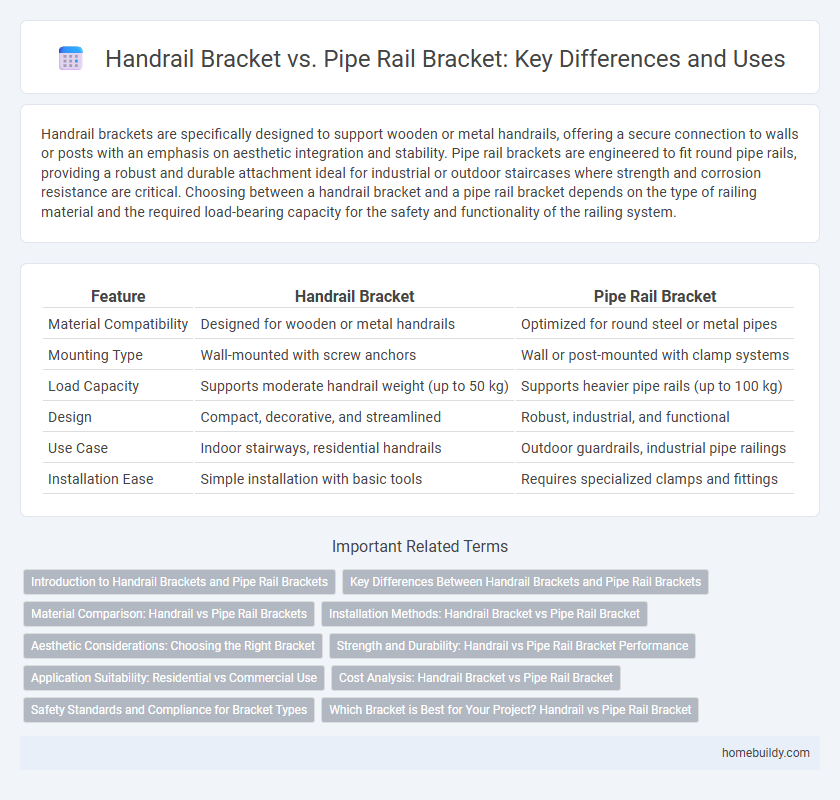 Handrail Bracket vs. Pipe Rail Bracket: Key Differences and Uses