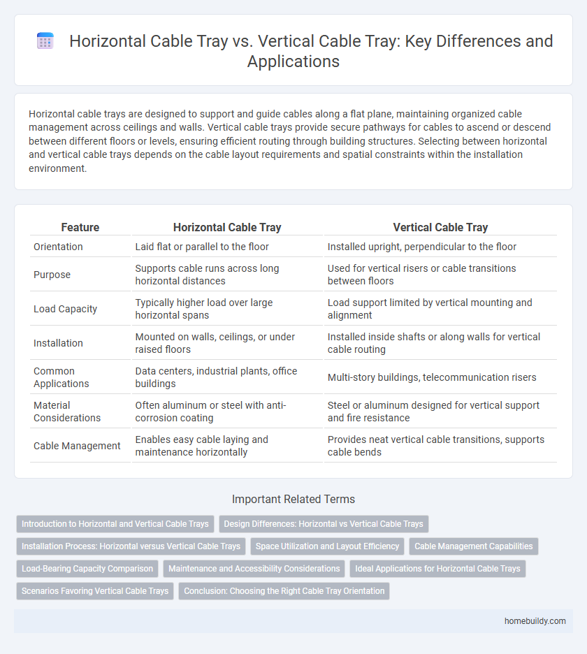 Horizontal Cable Tray vs. Vertical Cable Tray: Key Differences and Applications