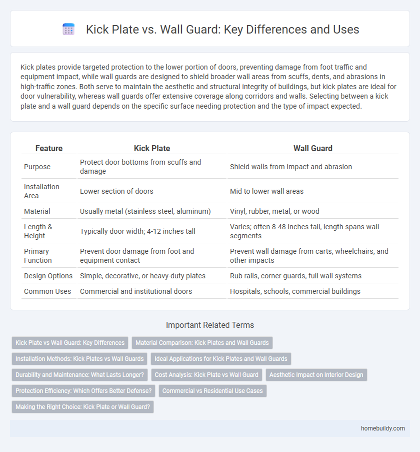 Kick Plate vs. Wall Guard: Key Differences and Uses
