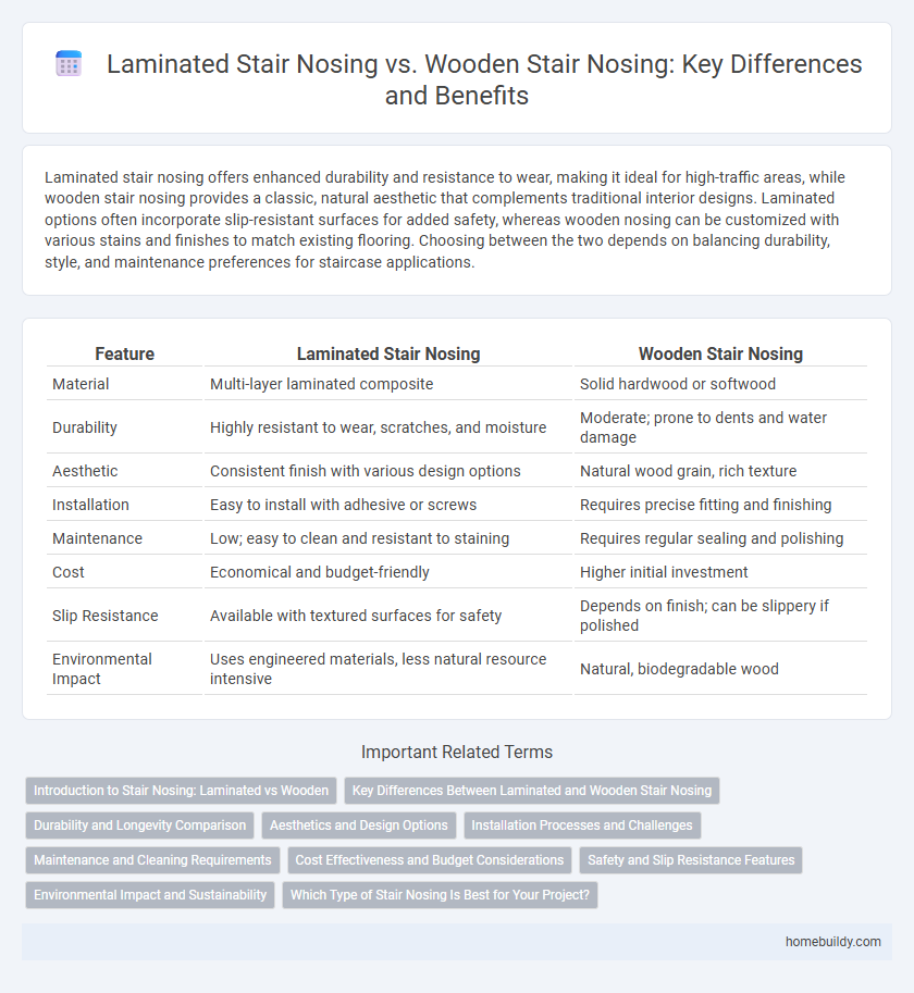 Laminated Stair Nosing vs. Wooden Stair Nosing: Key Differences and Benefits