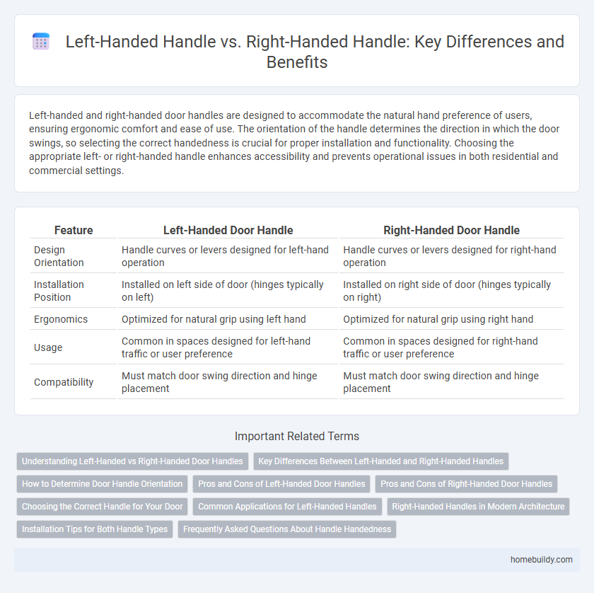 Left-Handed Handle vs. Right-Handed Handle: Key Differences and Benefits