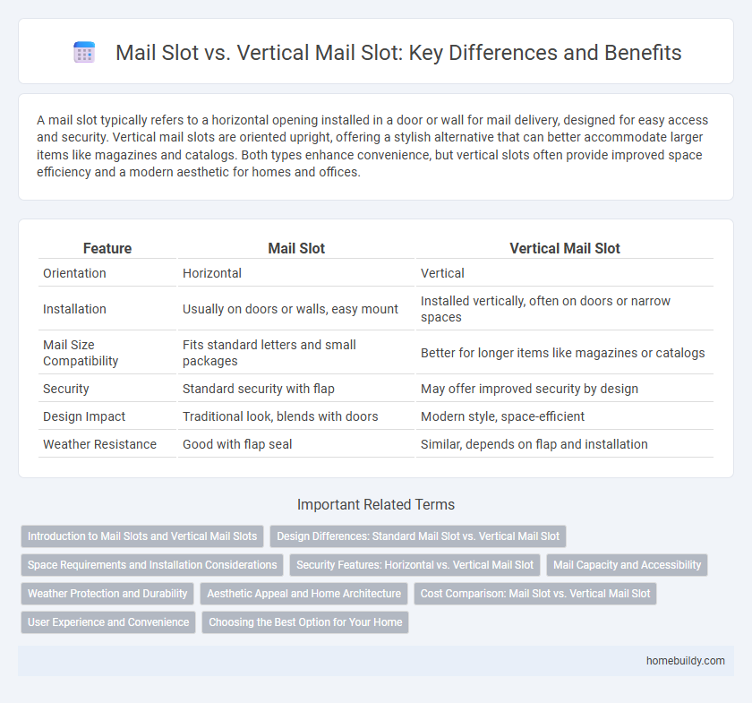 Mail Slot vs. Vertical Mail Slot: Key Differences and Benefits