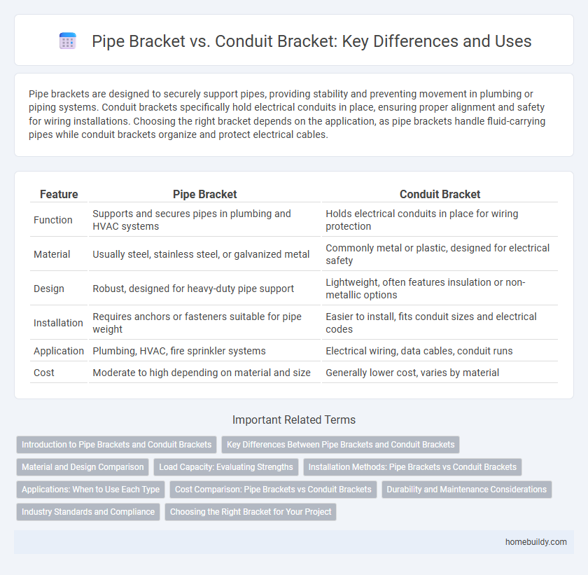 Pipe Bracket vs. Conduit Bracket: Key Differences and Uses