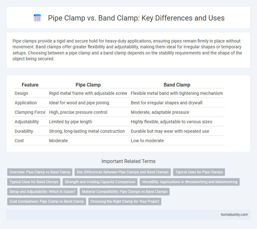 Pipe Clamp vs. Band Clamp: Key Differences and Uses