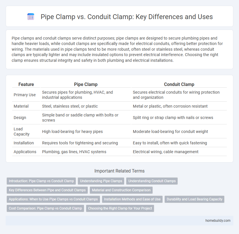 Pipe Clamp vs. Conduit Clamp: Key Differences and Uses