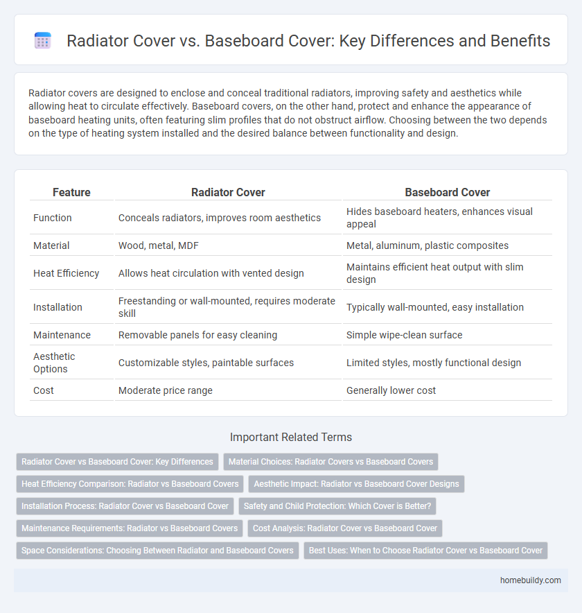 Radiator Cover vs. Baseboard Cover: Key Differences and Benefits