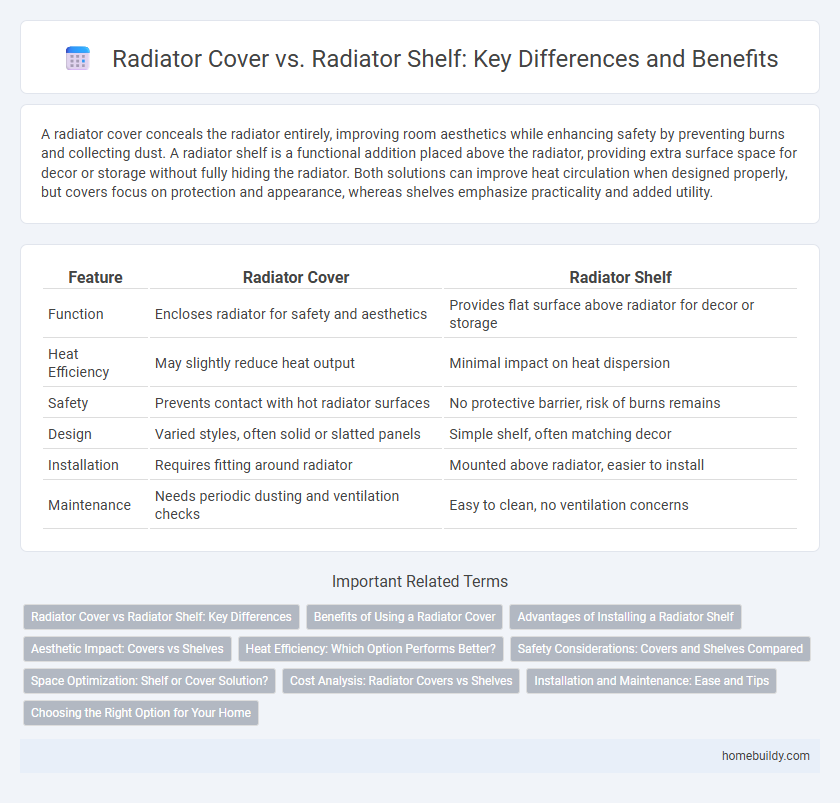 Radiator Cover vs. Radiator Shelf: Key Differences and Benefits