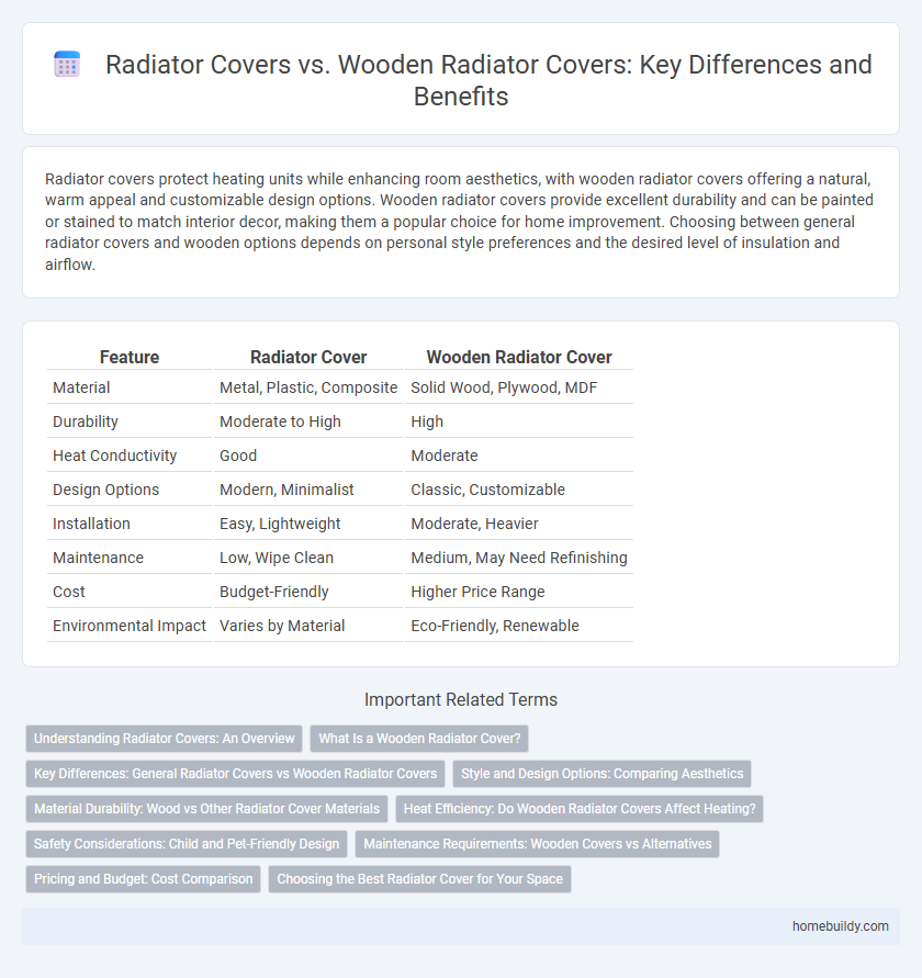 Radiator Covers vs. Wooden Radiator Covers: Key Differences and Benefits