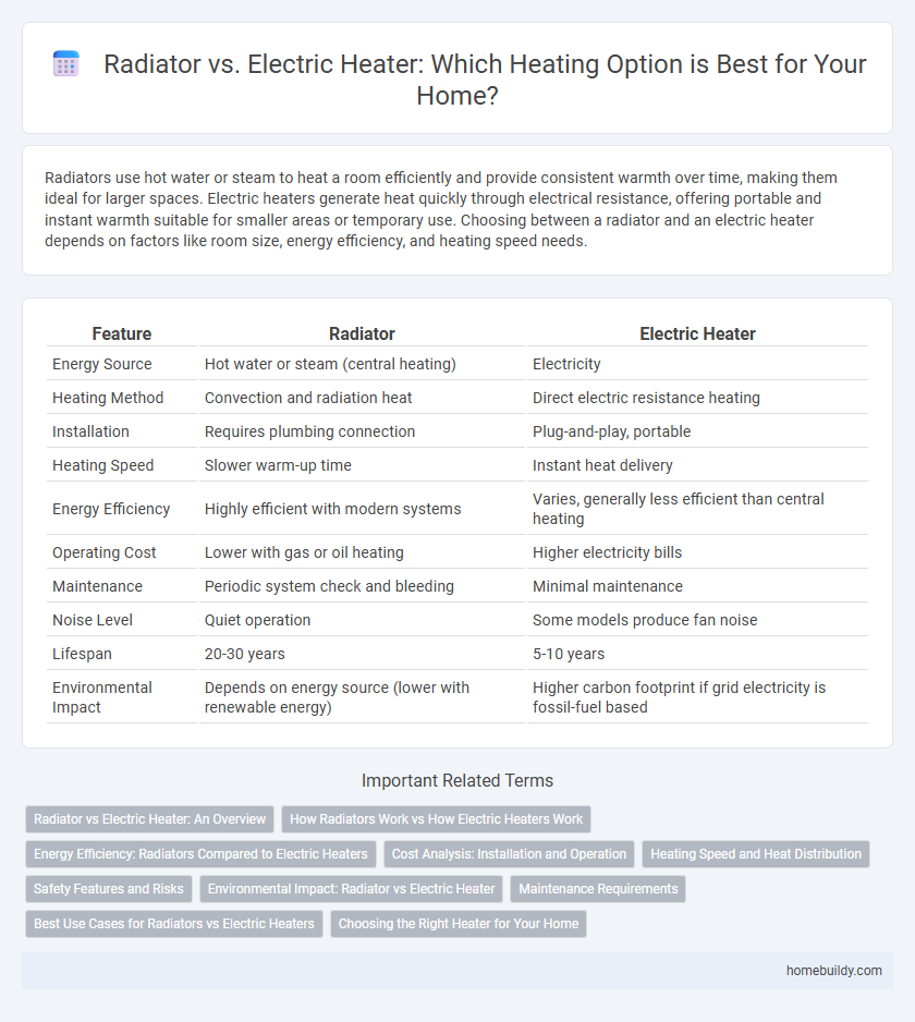 Radiator vs. Electric Heater: Which Heating Option is Best for Your Home?