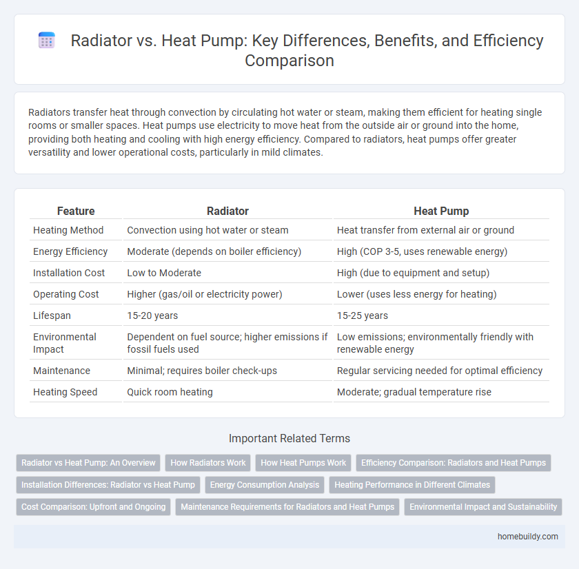 Radiator vs. Heat Pump: Key Differences, Benefits, and Efficiency Comparison