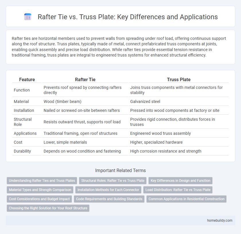 Rafter Tie vs. Truss Plate: Key Differences and Applications