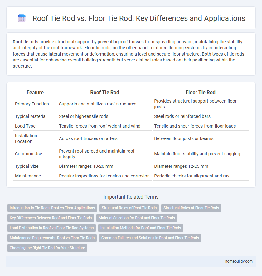 Roof Tie Rod vs. Floor Tie Rod: Key Differences and Applications