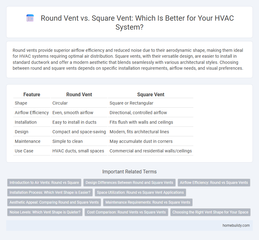 Round Vent vs. Square Vent: Which Is Better for Your HVAC System?