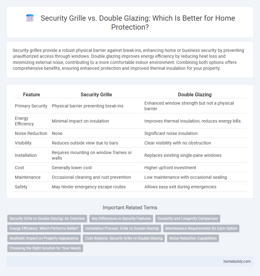 Security Grille vs. Double Glazing: Which Is Better for Home Protection?