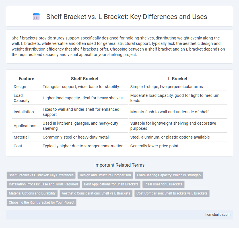 Shelf Bracket vs. L Bracket: Key Differences and Uses
