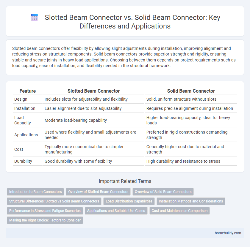 Slotted Beam Connector vs. Solid Beam Connector: Key Differences and Applications