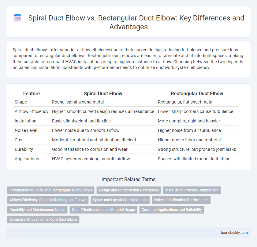Spiral Duct Elbow vs. Rectangular Duct Elbow: Key Differences and Advantages