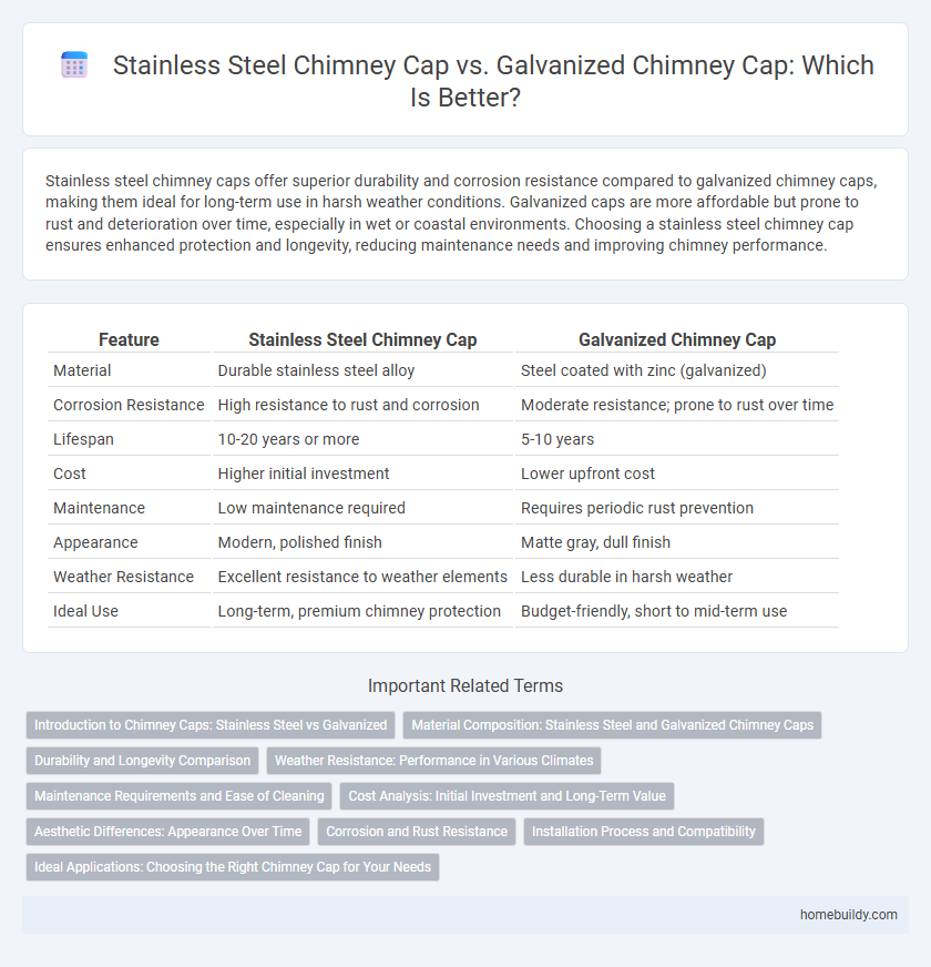 Stainless Steel Chimney Cap vs. Galvanized Chimney Cap: Which Is Better?