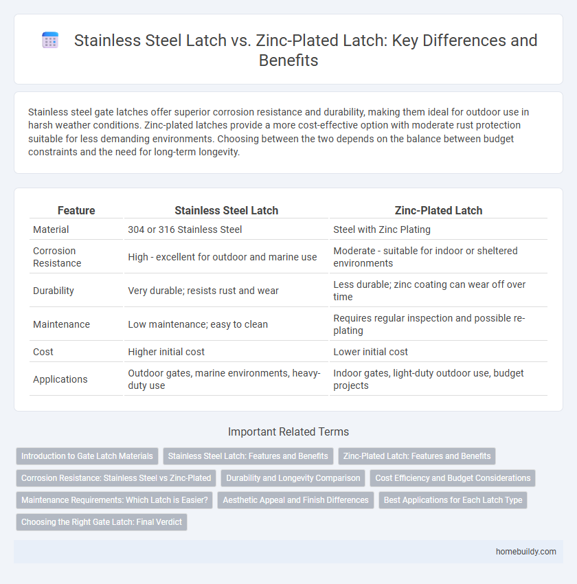 Stainless Steel Latch vs. Zinc-Plated Latch: Key Differences and Benefits