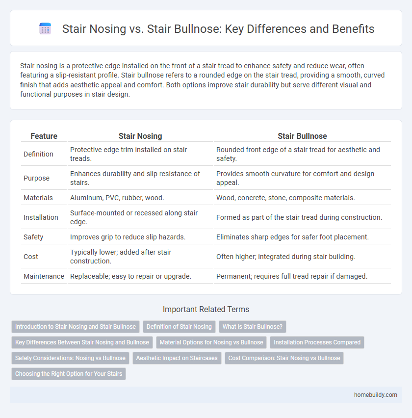 Stair Nosing vs. Stair Bullnose: Key Differences and Benefits