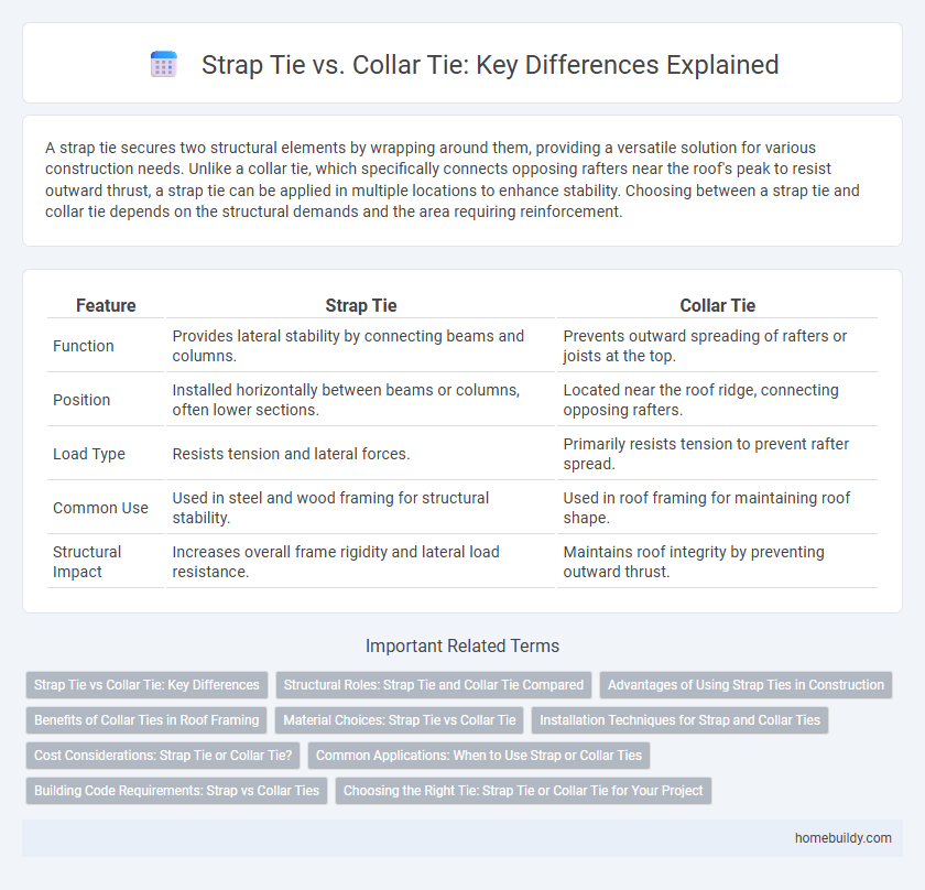 Strap Tie vs. Collar Tie: Key Differences Explained