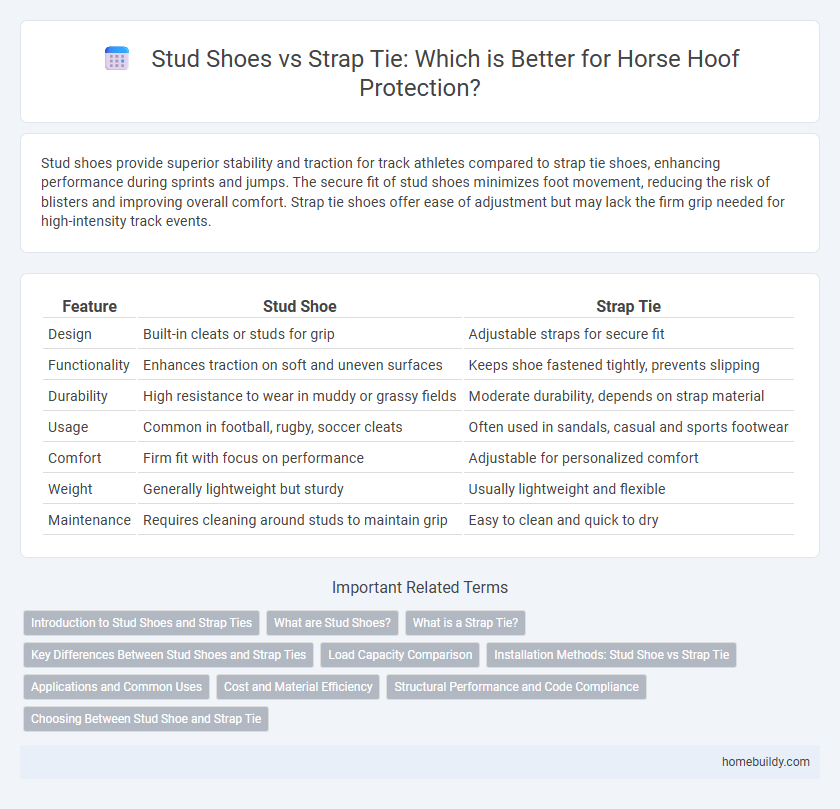 Stud Shoes vs Strap Tie: Which is Better for Horse Hoof Protection?