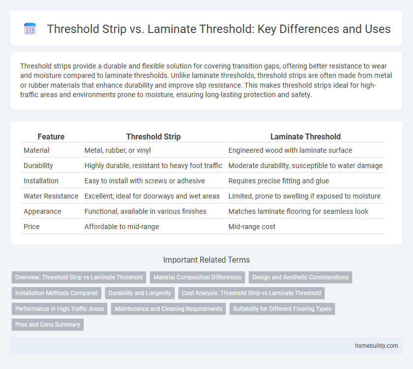 Threshold Strip vs. Laminate Threshold: Key Differences and Uses